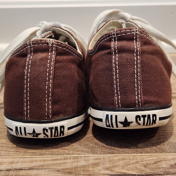 Converse Shoes, Women's 7, Men's 5, Brown, Low Top, All-Stars, Sneakers - Picture 5 of 9
